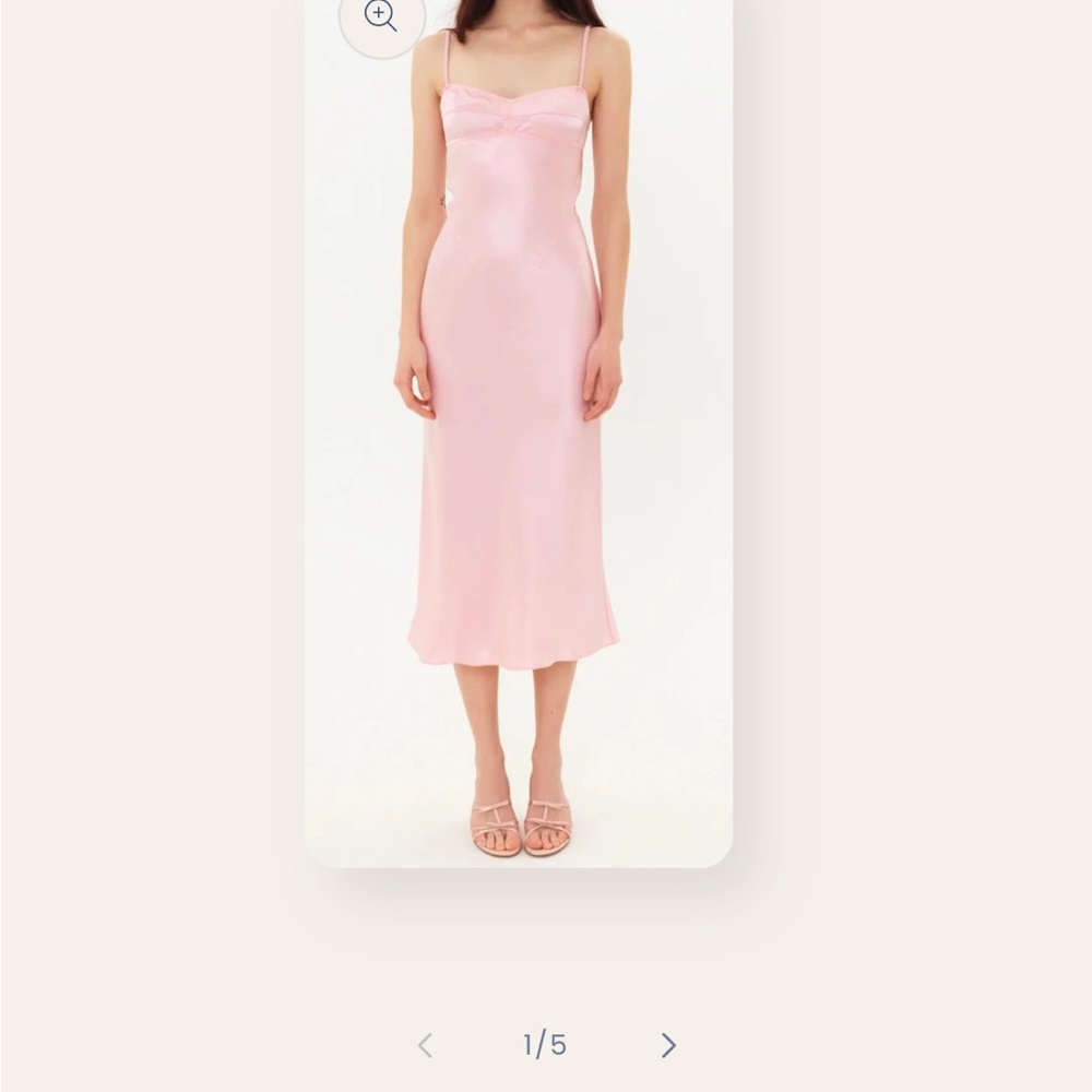 Anna October Waterlily Dress Pink
